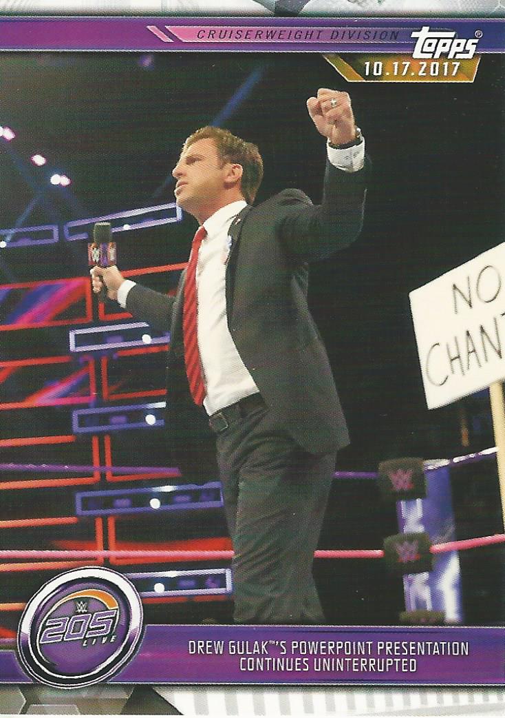 WWE Topps Champions 2019 Trading Cards Drew Gulak No.43