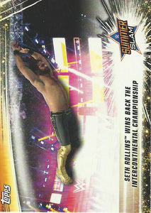 WWE Topps Summerslam 2019 Trading Card Seth Rollins No.93