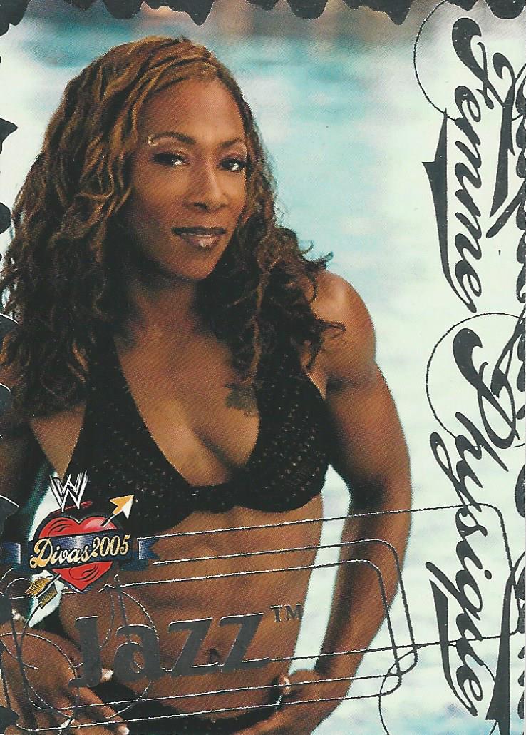 WWE Fleer Divas 2005 Trading Card Jazz FP 7 of 13
