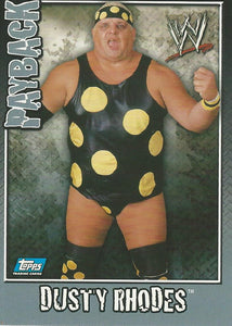 WWE Topps Payback 2006 Trading Card Dusty Rhodes No.93