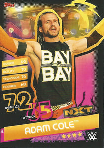 WWE Topps Slam Attax Reloaded 2020 Trading Card Adam Cole No.94 NXT