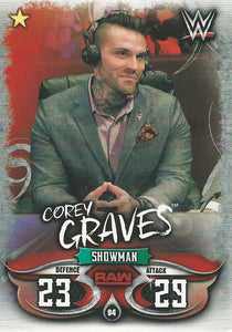 WWE Topps Slam Attax Live 2018 Trading Card Corey Graves No.94