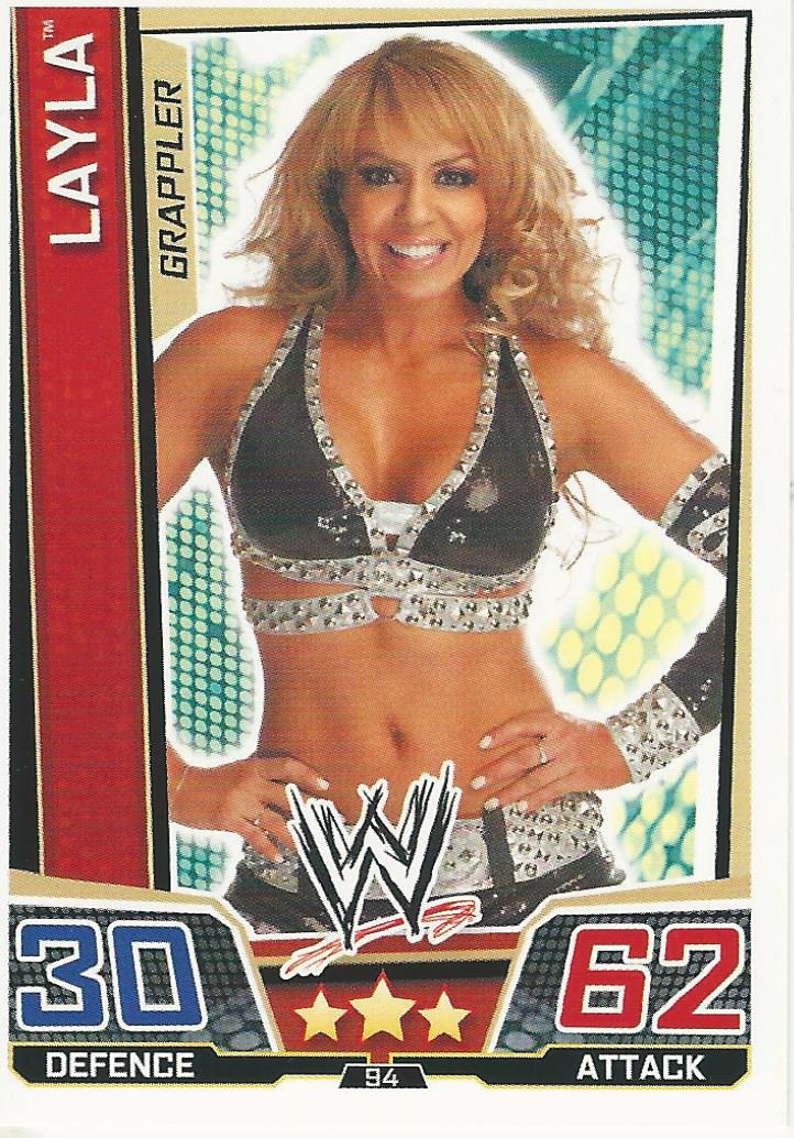 WWE Slam Attax Superstars 2013 Trading Card Layla No.94