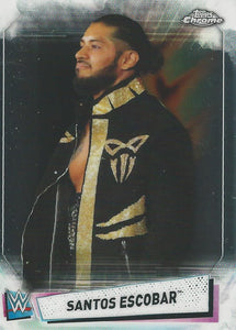 WWE Topps Chrome 2021 Trading Cards Santos Escobar No.94