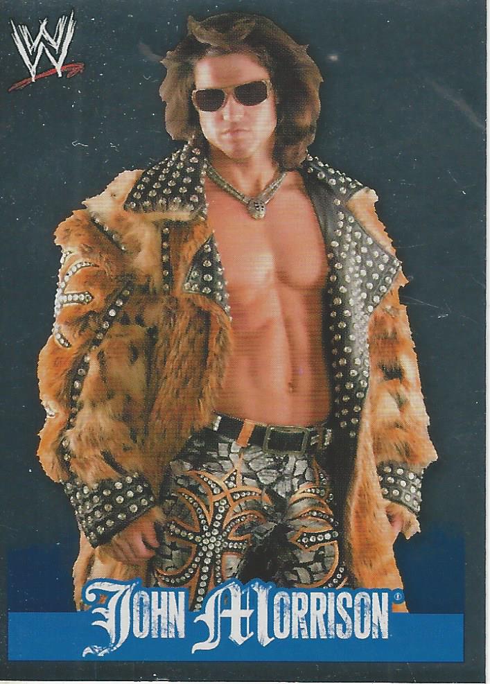 WWE Topps Rivals 2009 Stickers John Morrison Foil No.94