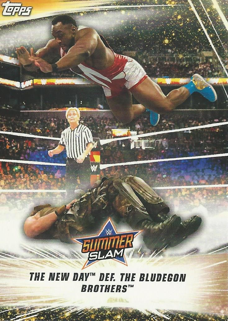 WWE Topps Summerslam 2019 Trading Card Big E No.94