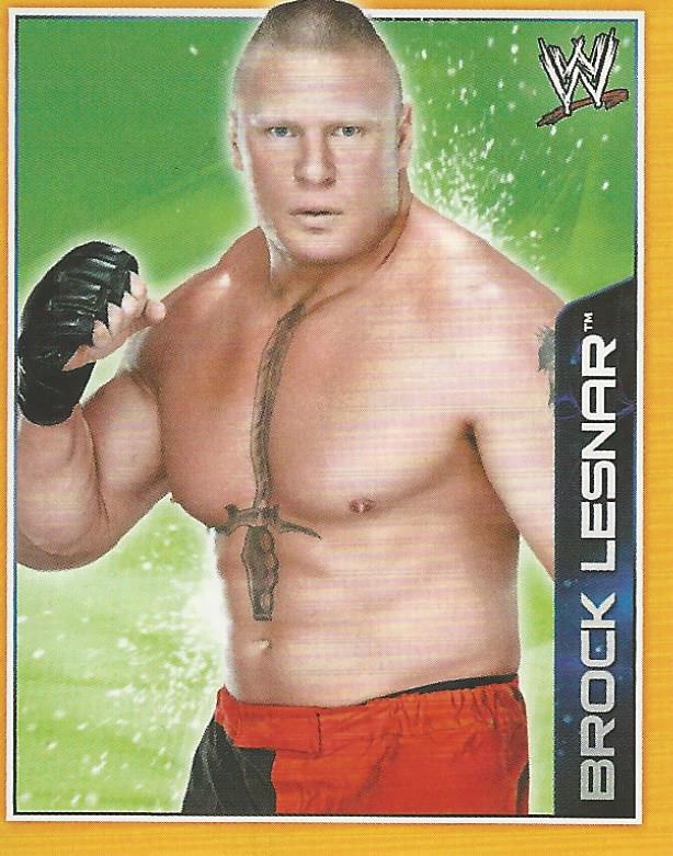 WWE Topps A-Z Sticker Collection 2014 Brock Lesnar No.94