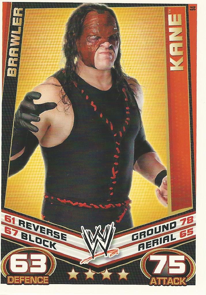 WWE Topps Slam Attax Rebellion 2012 Trading Card Kane No.94
