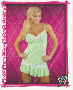 WWE Topps Superstars Uncovered 2007 Sticker Collection Torrie Wilson No.95