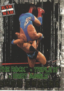WWF Fleer Raw 2001 Trading Cards The Rock No.95