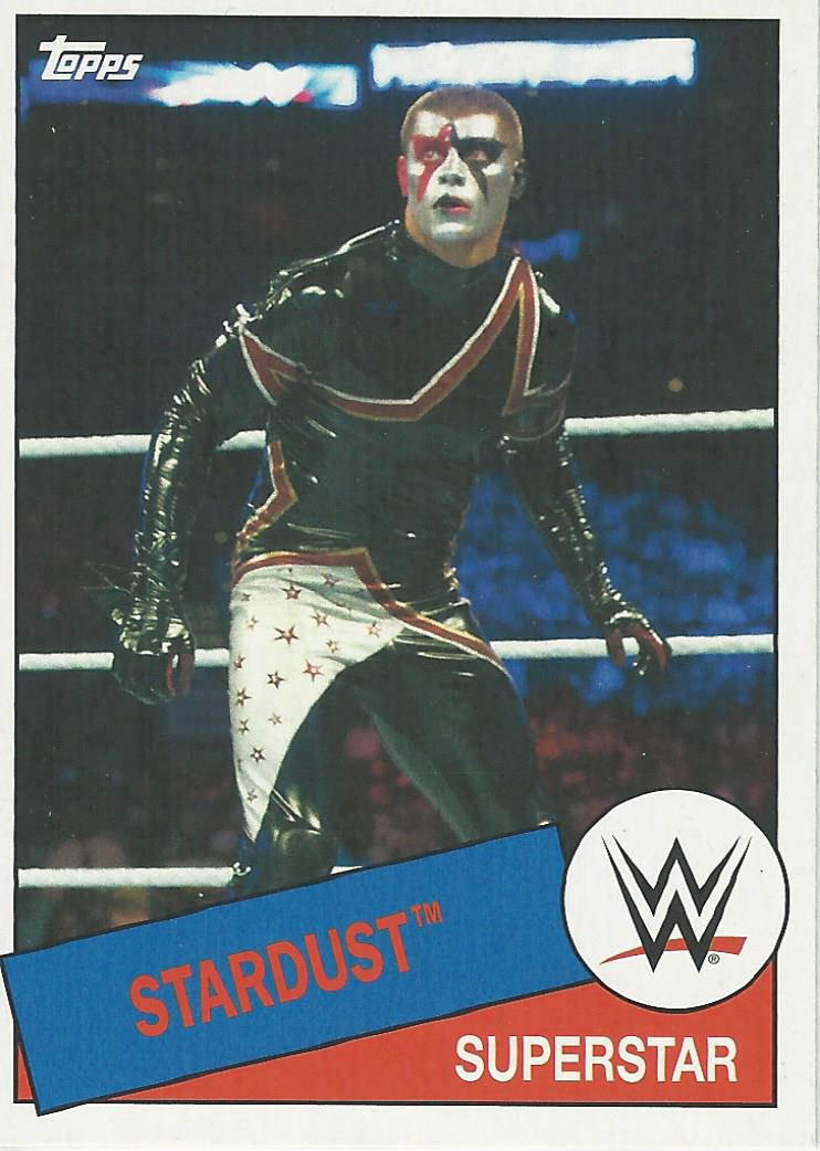 WWE Topps Heritage 2015 Trading Card Stardust No.95