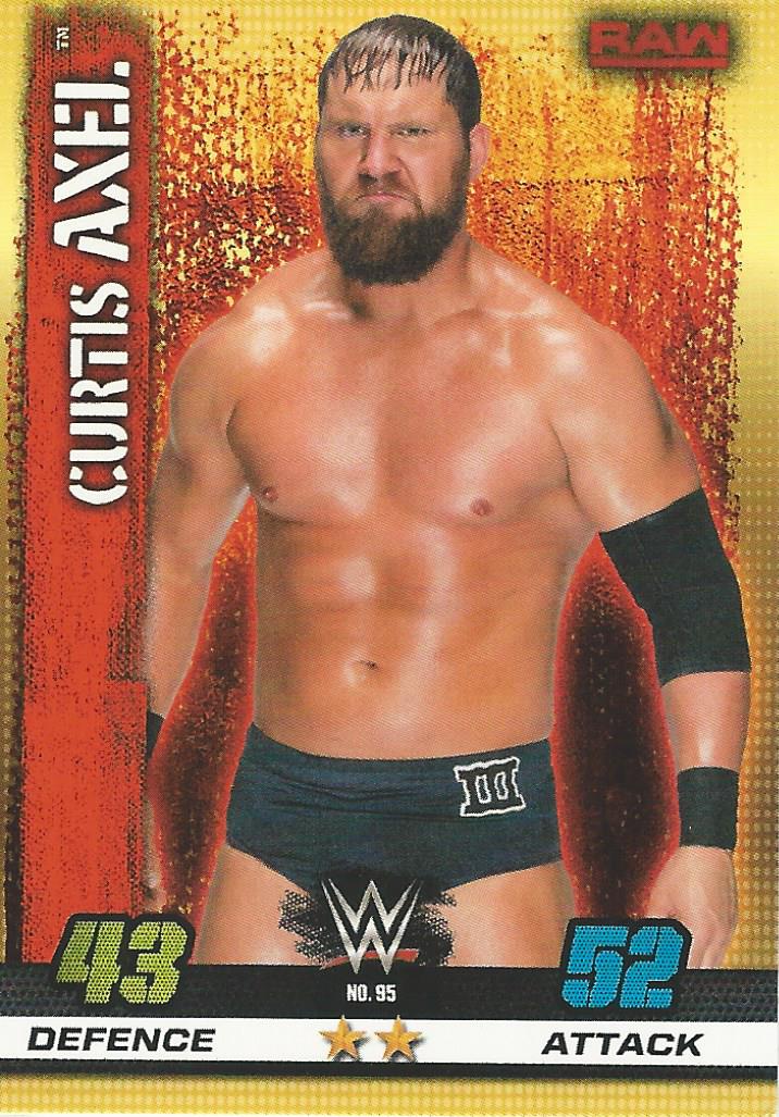 WWE Topps Slam Attax 10th Edition Trading Card 2017 Curtis Axel No.95