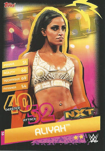 WWE Topps Slam Attax Reloaded 2020 Trading Card Aliyah No.95 NXT