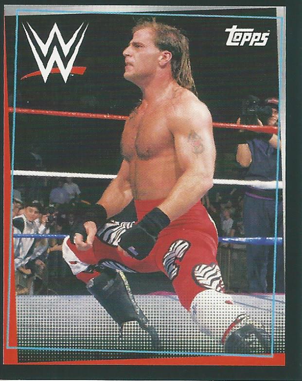 WWE Topps Road to Wrestlemania Stickers 2021 Shawn Michaels No.95