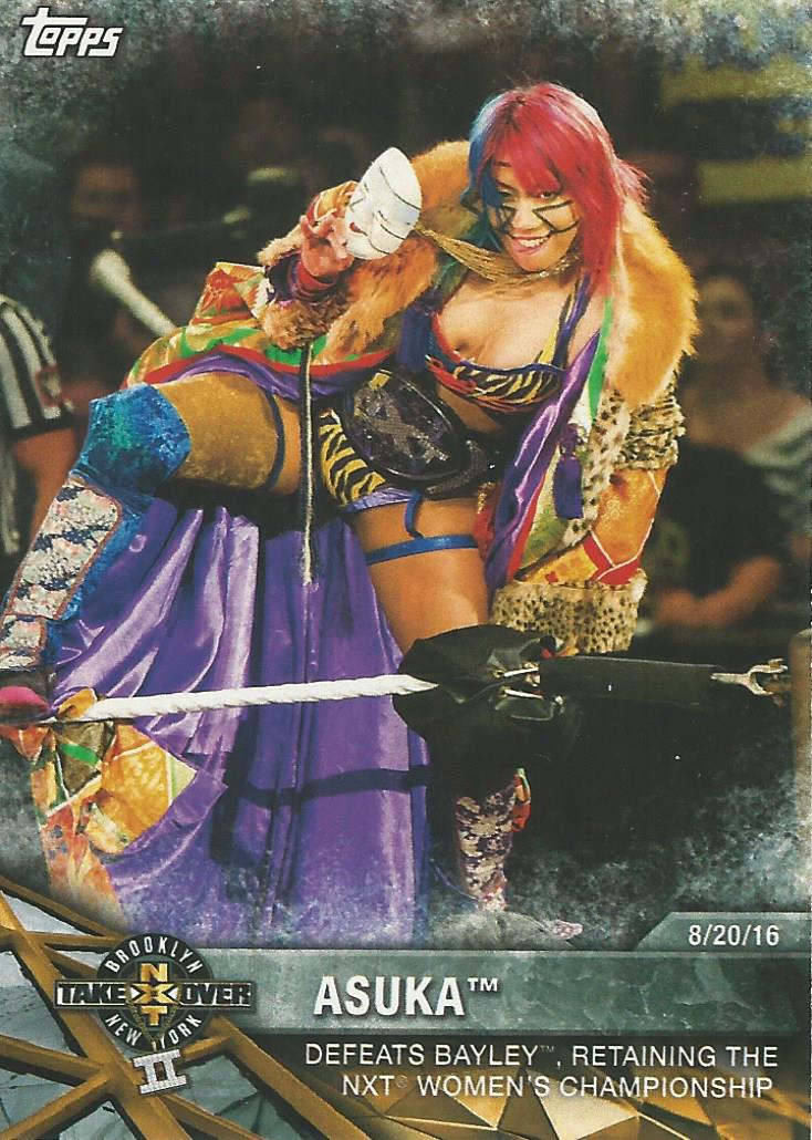 WWE Topps Women Division 2017 Trading Card Asuka NXT-21