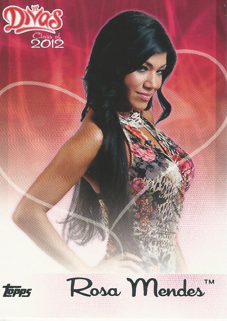 WWE Topps 2012 Trading Card Rosa Mendes 14 of 15