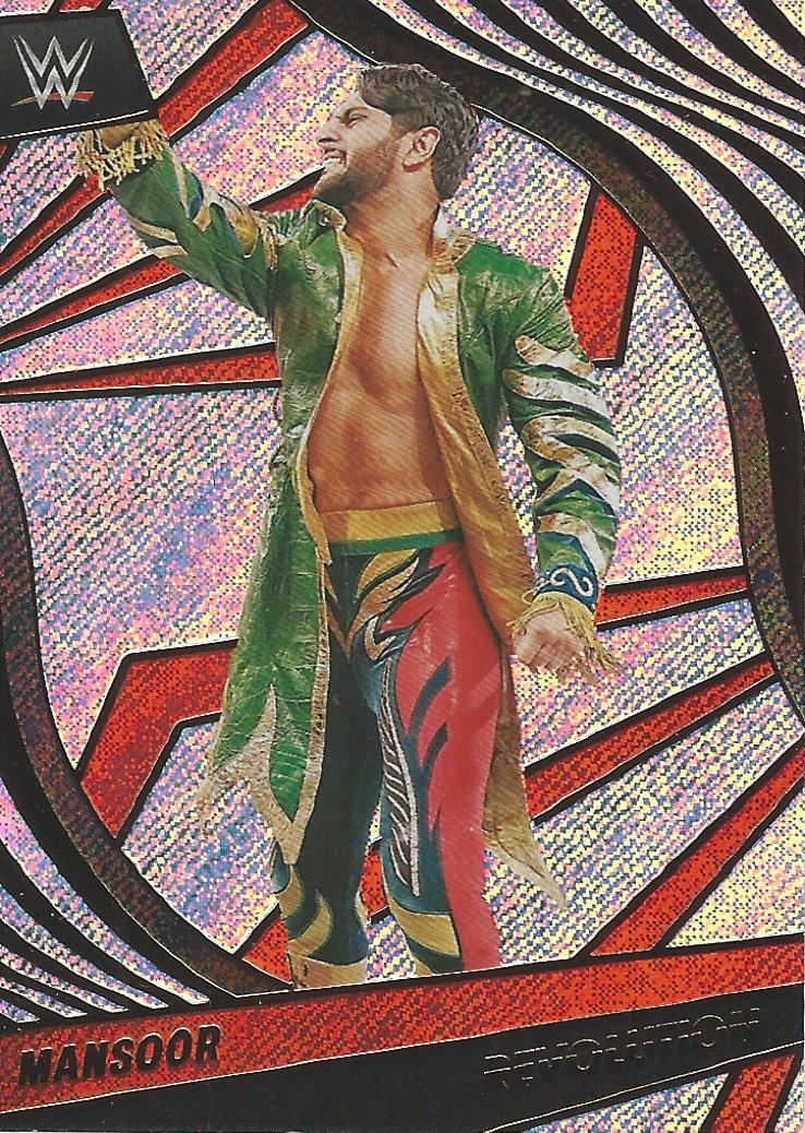 WWE Panini Revolution 2022 Trading Cards Mansoor No.92