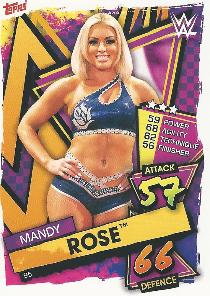 WWE Topps Slam Attax 2021 Trading Card Mandy Rose No.95