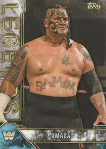 WWE Topps Legends 2017 Trading Card Umaga No.95