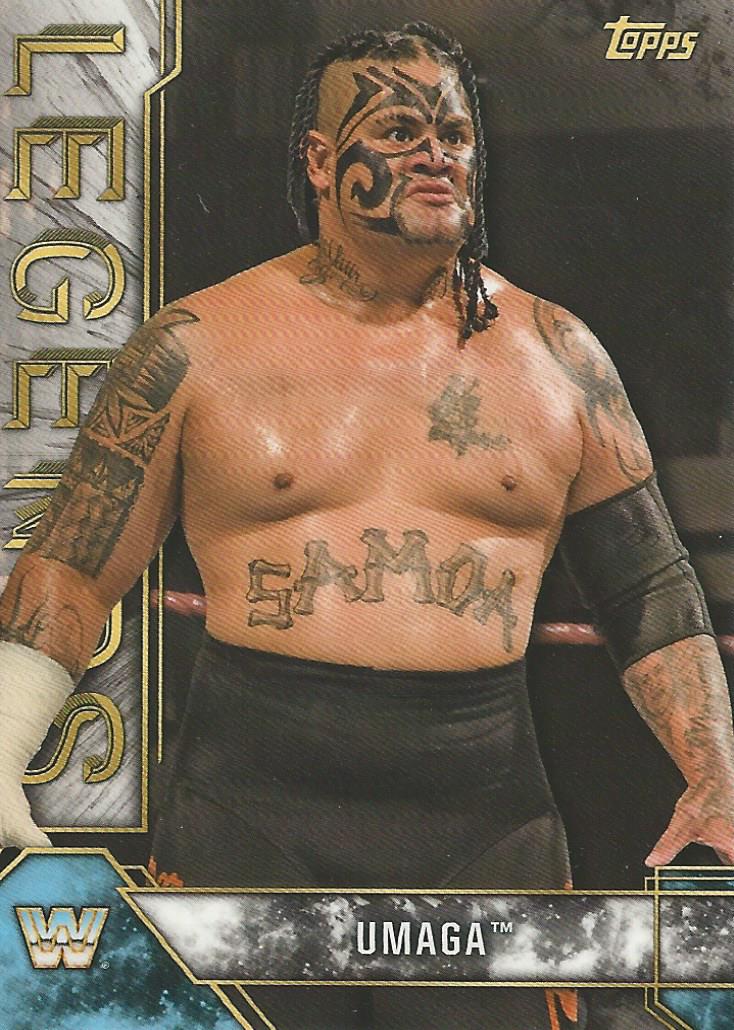 WWE Topps Legends 2017 Trading Card Umaga No.95