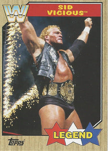 WWE Topps Heritage 2017 Trading Card Sid Vicious No.95