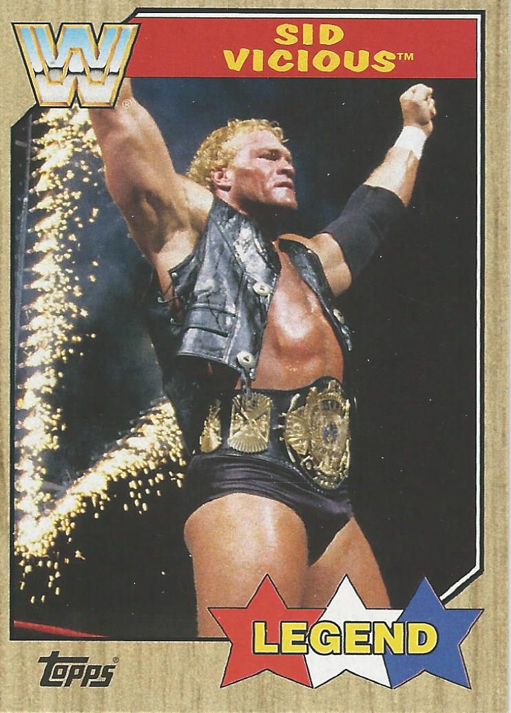 WWE Topps Heritage 2017 Trading Card Sid Vicious No.95