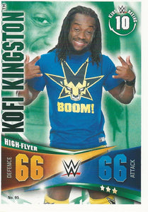 WWE Topps Slam Attax Rivals 2014 Trading Card Kofi Kingston No.95