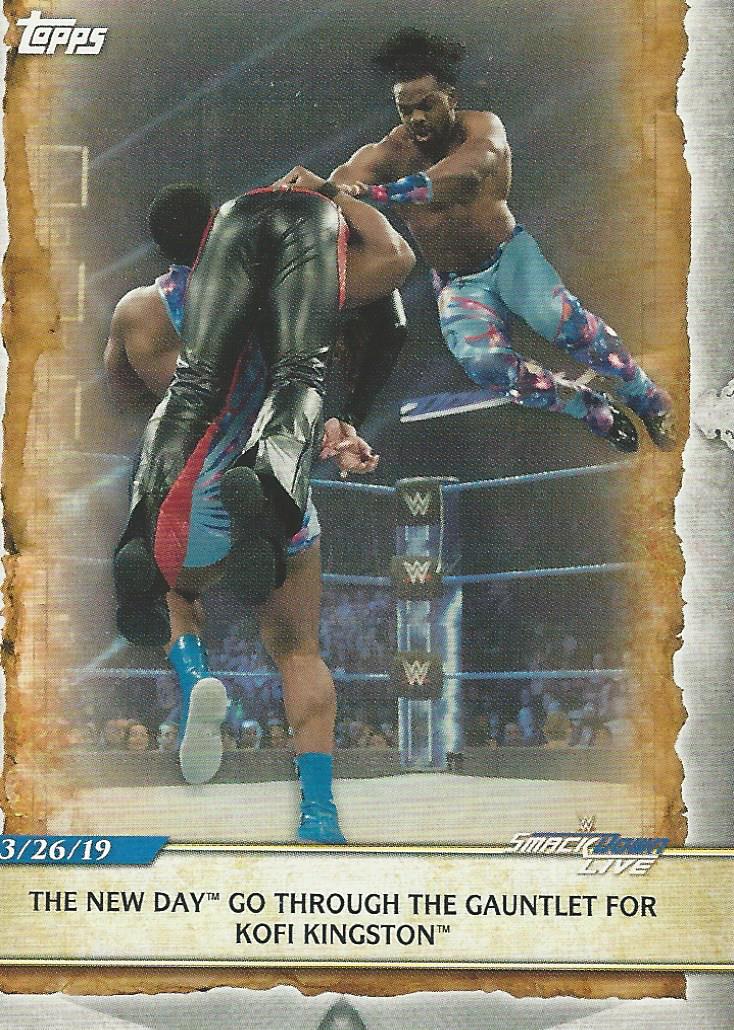 WWE Topps Road to Wrestlemania 2020 Trading Cards New Day No.95