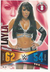 WWE Topps Slam Attax Rivals 2014 Trading Card Layla No.96