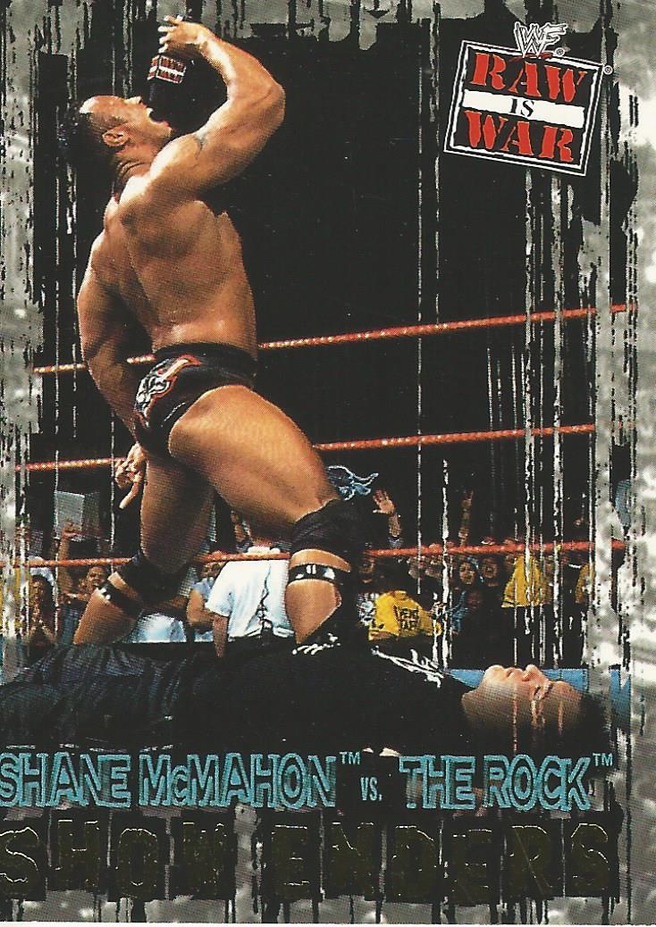 WWF Fleer Raw 2001 Trading Cards The Rock No.96