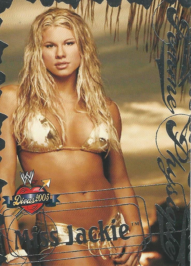 WWE Fleer Divas 2005 Trading Card Miss Jackie FP 12 of 13