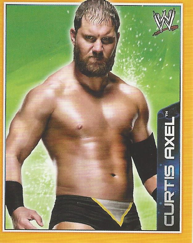 WWE Topps A-Z Sticker Collection 2014 Curtis Axel No.96