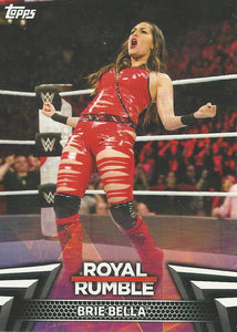 WWE Topps Women Division 2018 Trading Cards Brie Bella RR-22