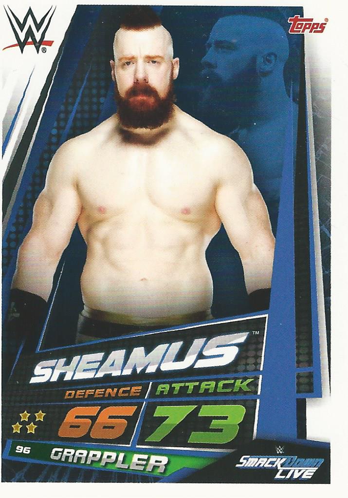 WWE Topps Slam Attax Universe 2019 Trading Card Sheamus No.96
