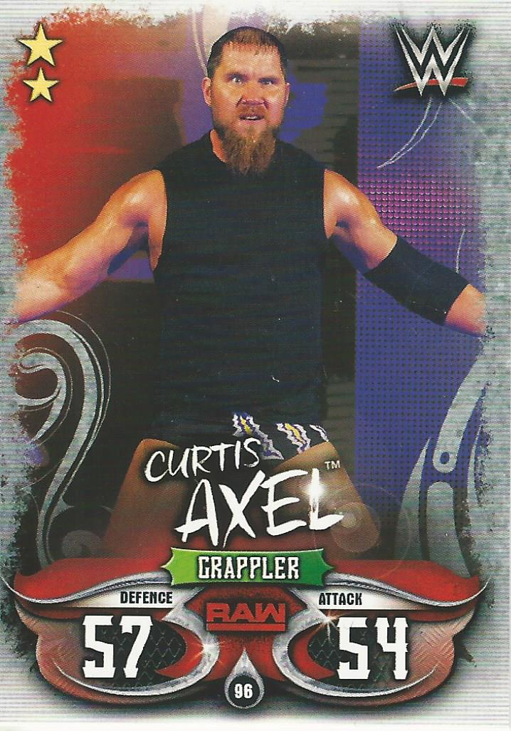 WWE Topps Slam Attax Live 2018 Trading Card Curtis Axel No.96