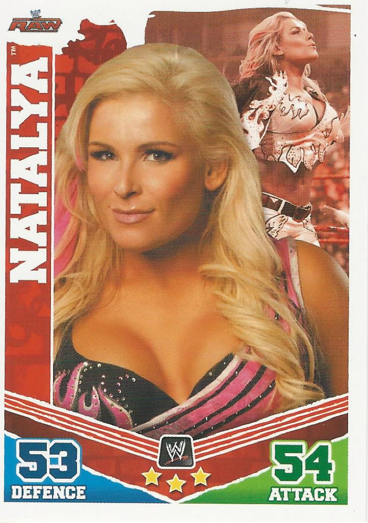 WWE Topps Slam Attax Mayhem 2010 Trading Card Natalya No.96