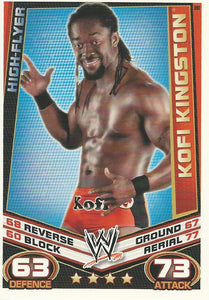 WWE Topps Slam Attax Rebellion 2012 Trading Card Kofi Kingston No.96