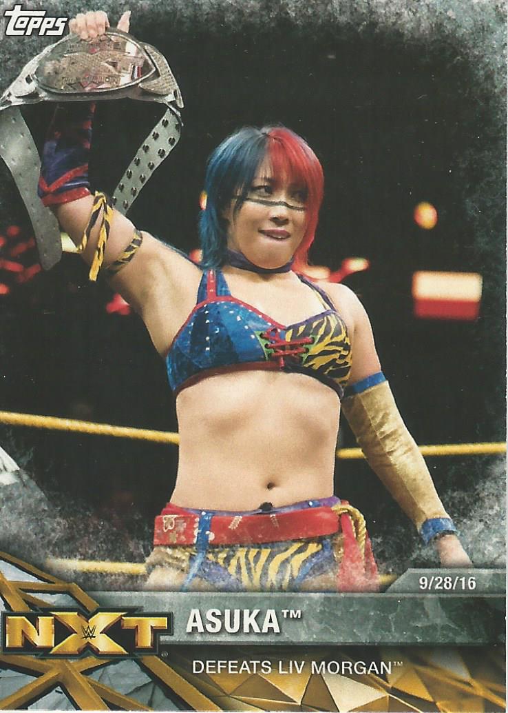 WWE Topps Women Division 2017 Trading Card Asuka NXT-22