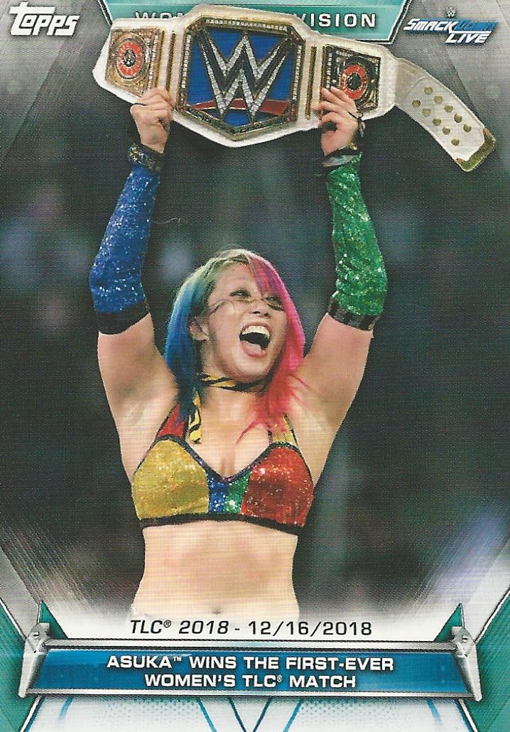 WWE Topps Women Division 2019 Trading Card Asuka No.96