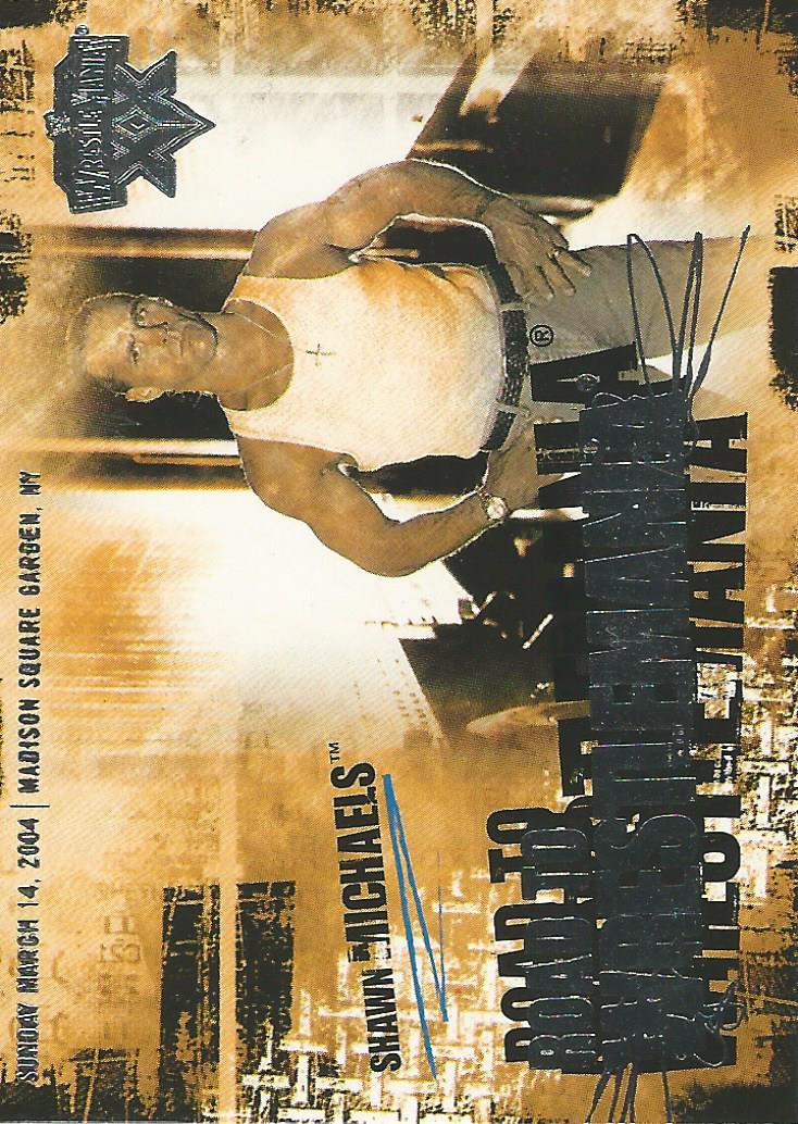 WWE Fleer Wrestlemania XX Trading Card 2004 Shawn Michaels RW 1 of 10