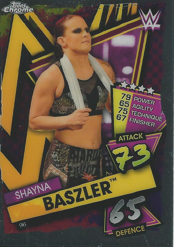 WWE Topps Slam Attax Chrome 2021 Trading Cards Shayna Baszler No.96