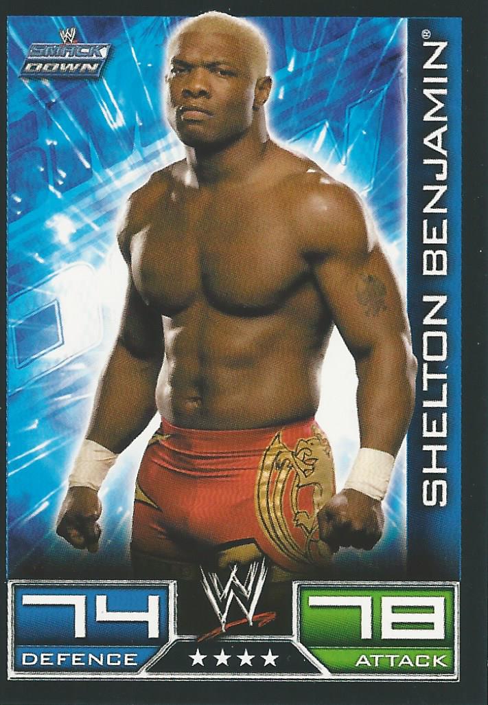 WWE Topps Slam Attax 2008 Trading Cards Shelton Benjamin No.96