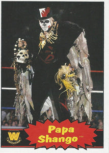 WWE Topps Heritage 2012 Trading Cards Papa Shango No.96