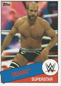 WWE Topps Heritage 2015 Trading Card Cesaro No.96