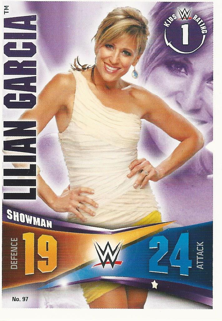 WWE Topps Slam Attax Rivals 2014 Trading Card Lillian Garcia No.97