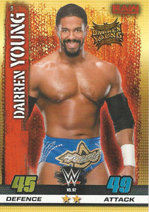 WWE Topps Slam Attax 10th Edition Trading Card 2017 Darren Young No.97