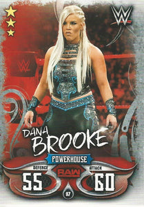 WWE Topps Slam Attax Live 2018 Trading Card Dana Brooke No.97