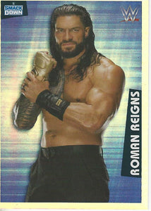 WWE Panini 2022 Sticker Collection Roman Reigns Foil No.97