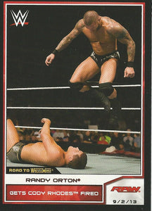 WWE Topps Road to Wrestlemania 2014 Trading Cards Randy Orton No.37