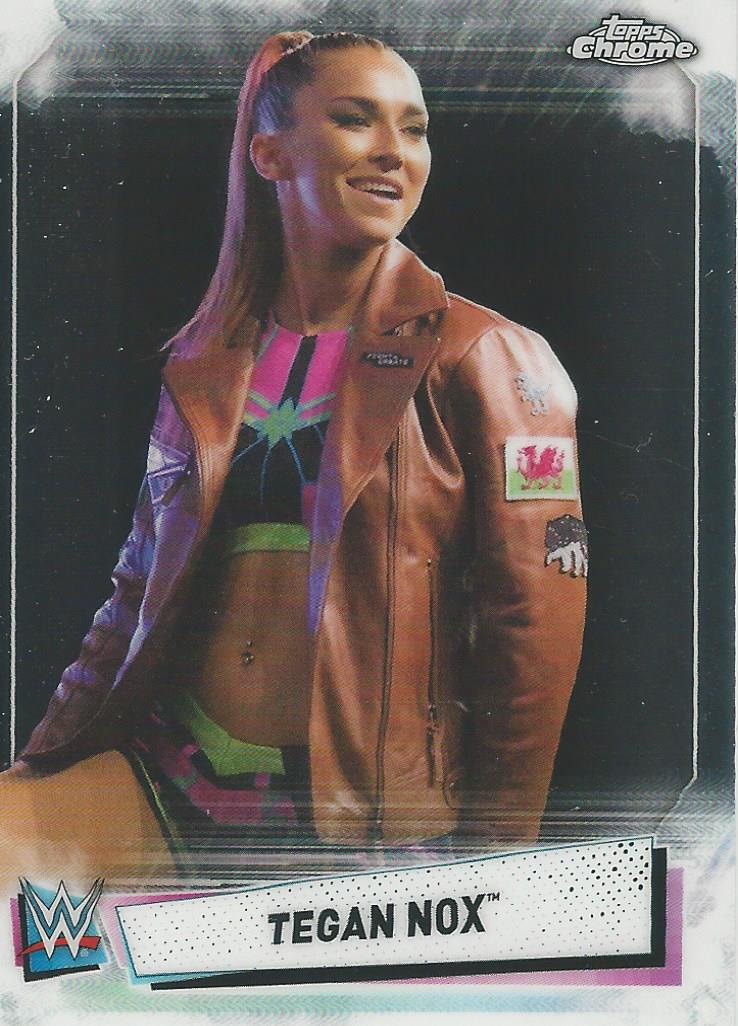 WWE Topps Chrome 2021 Trading Cards Tegan Nox No.97